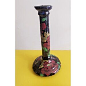 Vintage Royal Standard Jacobean Ware Candle Holder  10" Tall Gorgeous